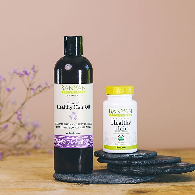 Healthy Hair Bundle - Ayurvedic Hair Care Kit | Banyan Botanicals