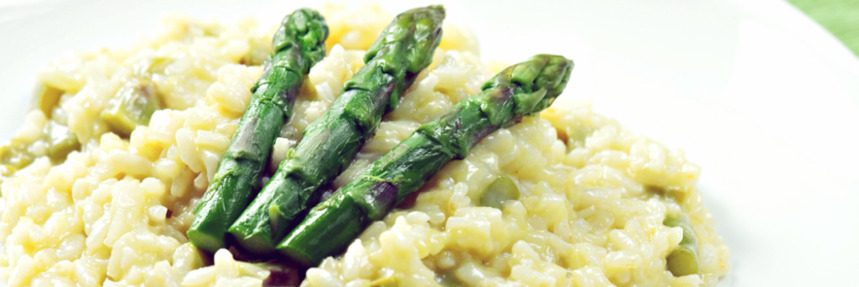 Kapha-Balancing Recipe: Asparagus Saffron Risotto
