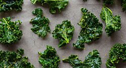 Kale Chips Recipe with Kitchari Spice Mix