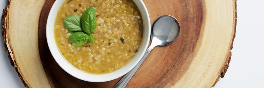 Red Lentils with Basil Recipe